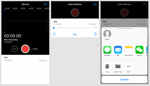 Como transferir memorandos de voz do iPhone