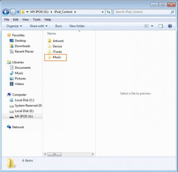Transfira a música do iPod para o PC