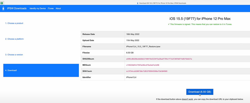 Baixe a versão iOS
