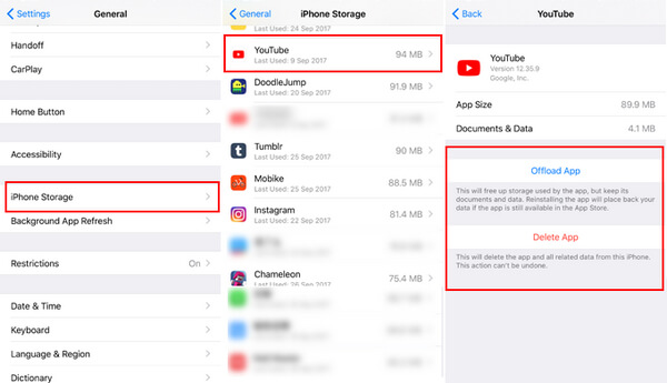 Reinstale o aplicativo para limpar o cache no iPhone.