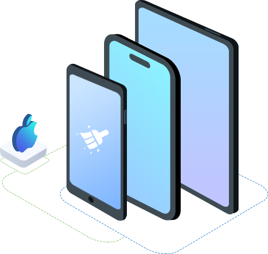 Suporta vários dispositivos iOS