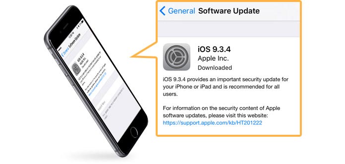 Atualização de Software do iPhone