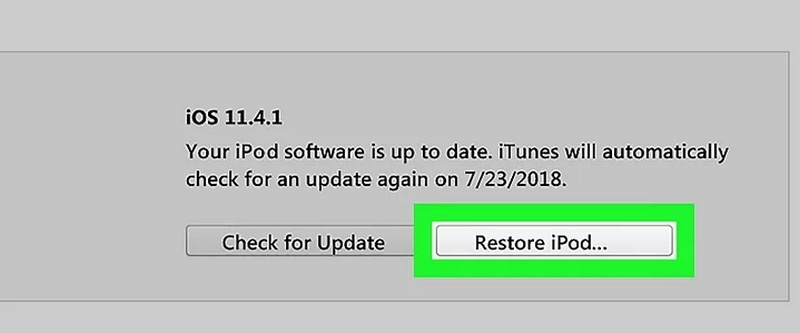 Recupere arquivos apagados do iPod com o iTunes