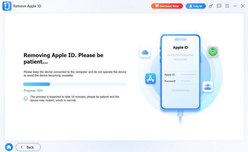 Removendo o ID Apple