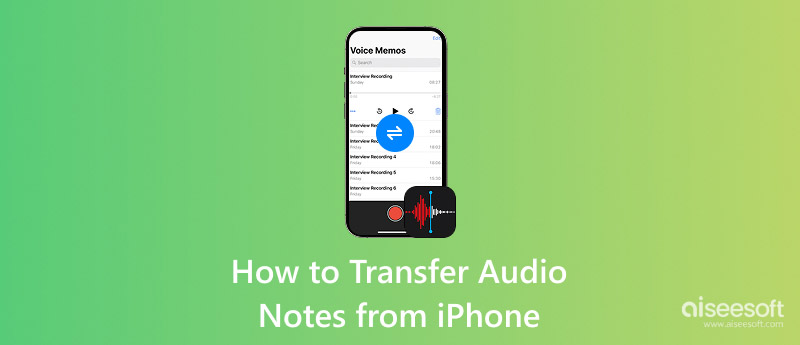 Como transferir notas de áudio do iPhone