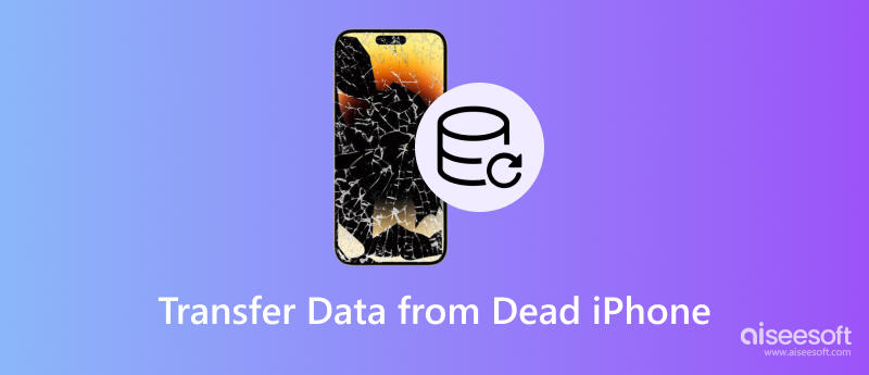 Transferir dados de um iPhone inoperante