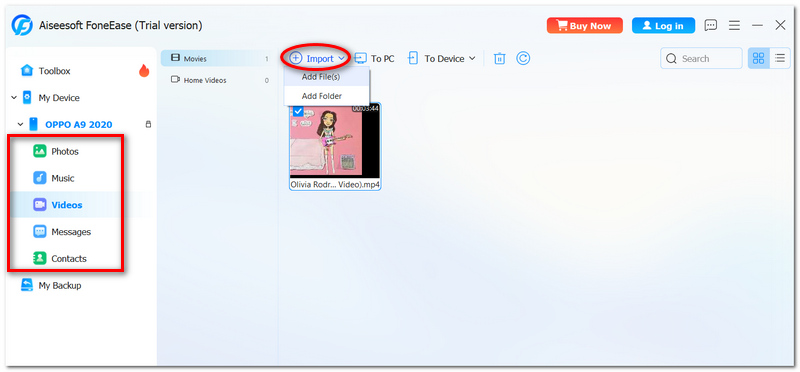 Clique em Add File