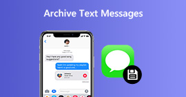 Arquivar mensagens de texto