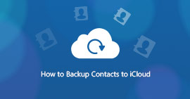 Contatos de backup para o iCloud