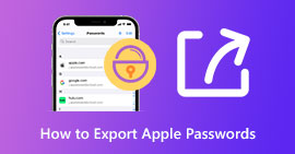 Exportar senhas da Apple