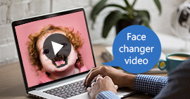 Alterar um rosto em foto ou vídeo