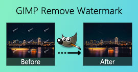 Remova a marca d'água com o Gimp