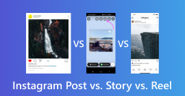 Postagem no Instagram vs História vs Reel