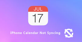 Calendário do iPhone sem sincronização