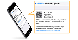 Atualização de Software do iPhone