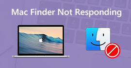 O Finder do Mac não está respondendo.