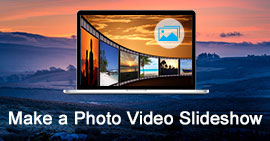 Faça uma apresentação de slides de fotos