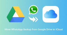 Mova o backup do Whatsapp do Google Drive para o iCloud