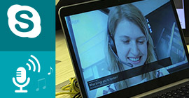 Reproduzir áudio pelo Skype