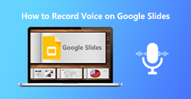 Gravar voz no Apresentações Google