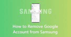 Remover conta do Google da Samsung