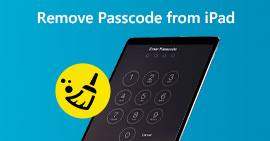 Remova o código de acesso do iPad
