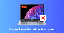 Gravação de tela em laptop Acer