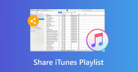 Compartilhar lista de reprodução do iTunes