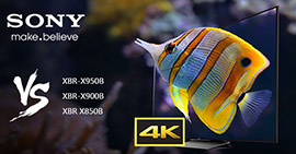 Comparação de TVs 4K da Sony