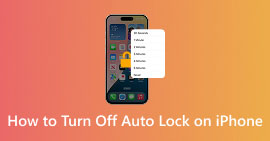 Desative o bloqueio automático no iPhone
