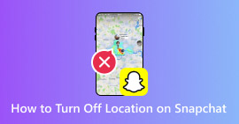 Desativar localização no Snapchat