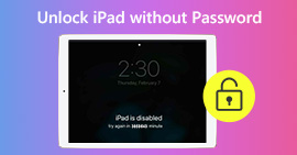 Desbloqueie o iPad sem senha