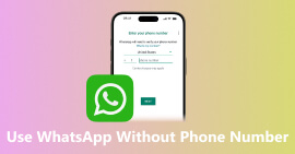 WhatsApp sem número de telefone
