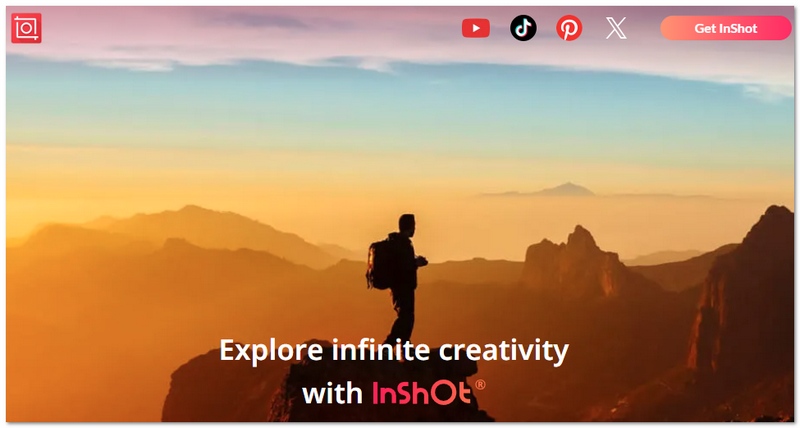Aplicativo de edição de vídeo InShot