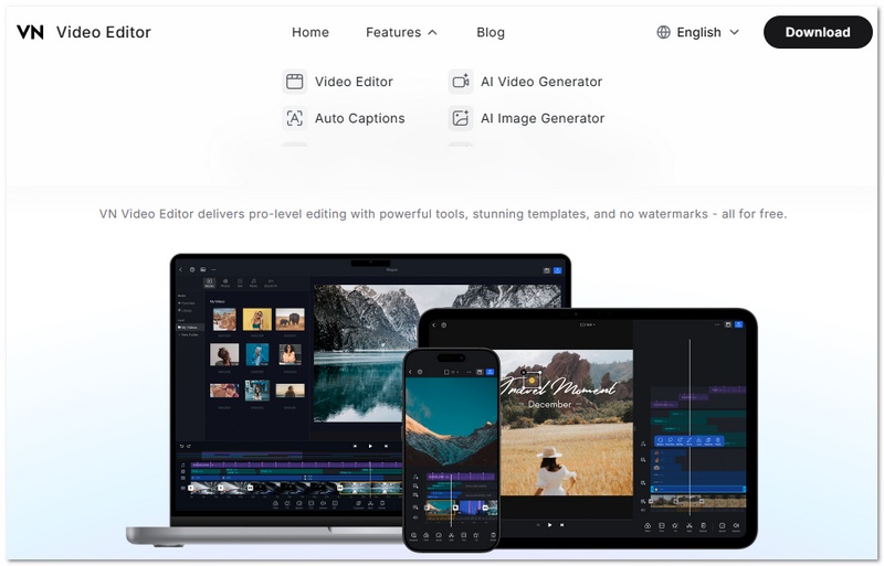 Aplicativo Vn Video Editor