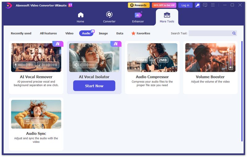 Ferramentas de áudio Aiseesoft