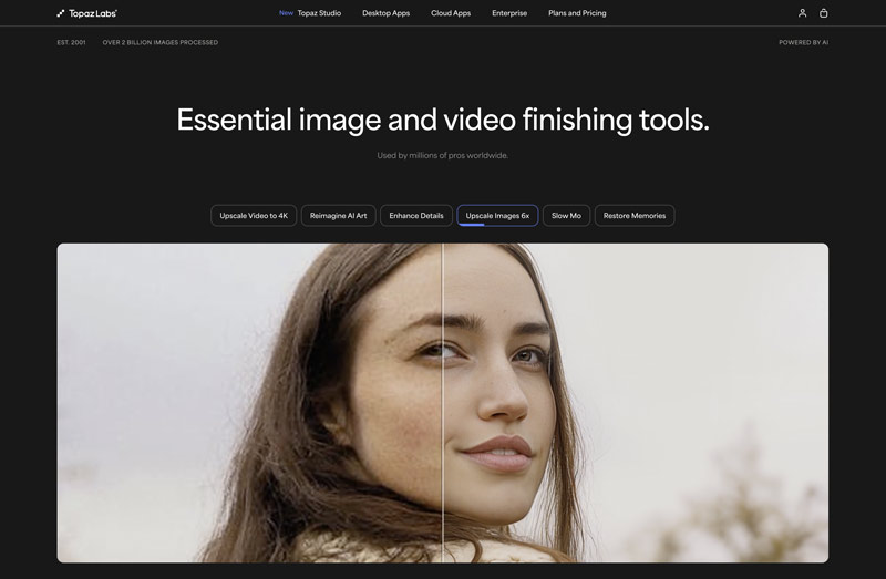 Vídeo Topaz do Ai Face Enhancer