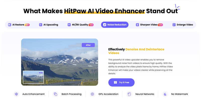 Hitpaw Video Enhance Ai Denoise