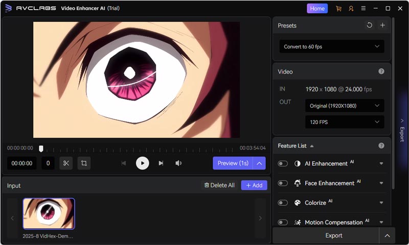 Avclabs Video Enhancer AI