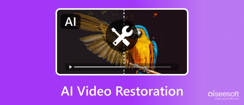 Restauração de vídeo de IA