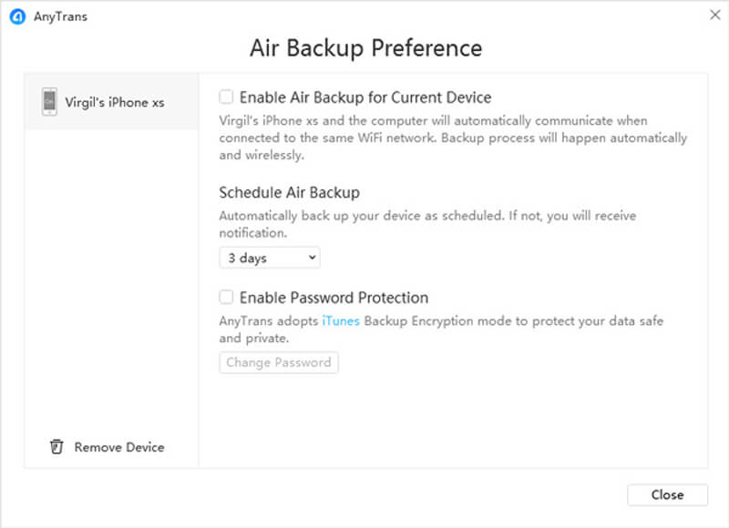 Backup aéreo