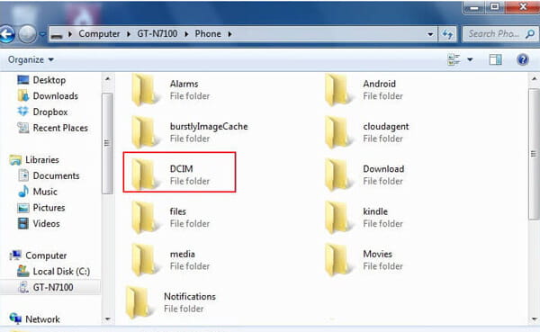 Backup de fotos do Android para PC