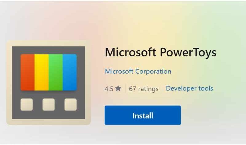 Redimensionador de imagens Powertoys