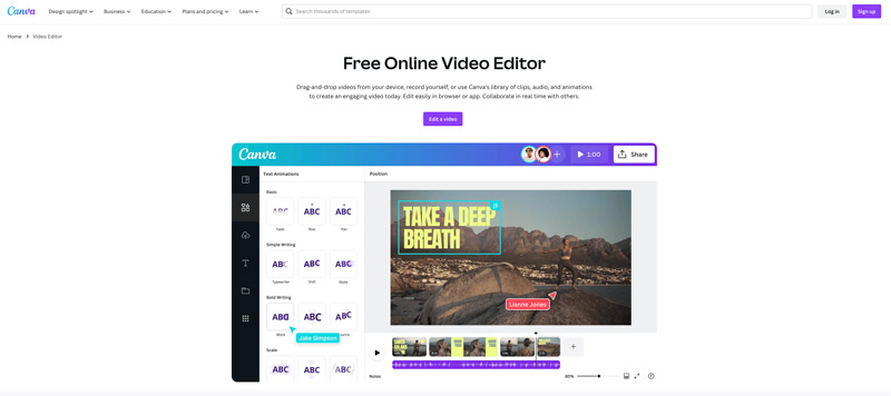 Canva alternativo online do CapCut