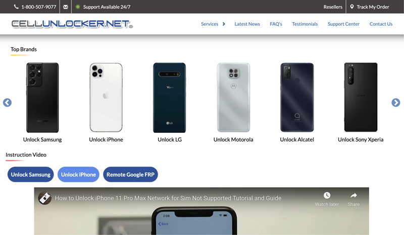 Cellunlocker Net Selecione a marca do seu celular