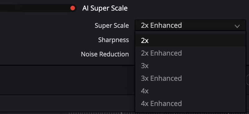 Superescala Davinci Resolve Ai