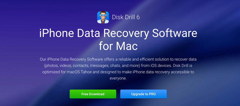 Disk Drill 6 - Recuperação de Dados do iPhone