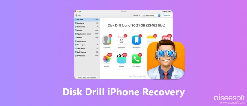 Recuperação de iPhone com Disk Drill