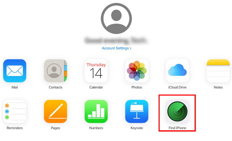 Icloud Encontre meu iPhone