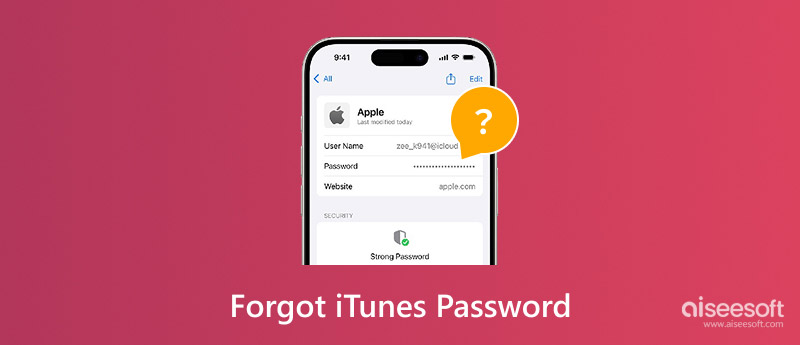 Esqueci minha senha do iTunes
